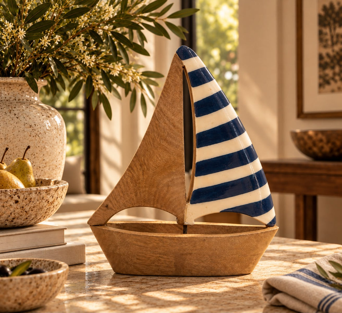 The Vela Sailboat Sculpture