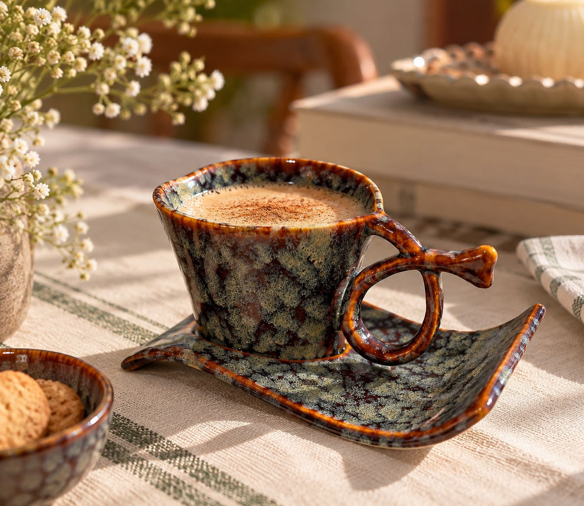 The Ember Brew Cup & Saucer Set