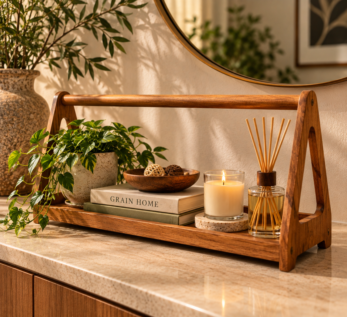 The Gather Wooden Caddy