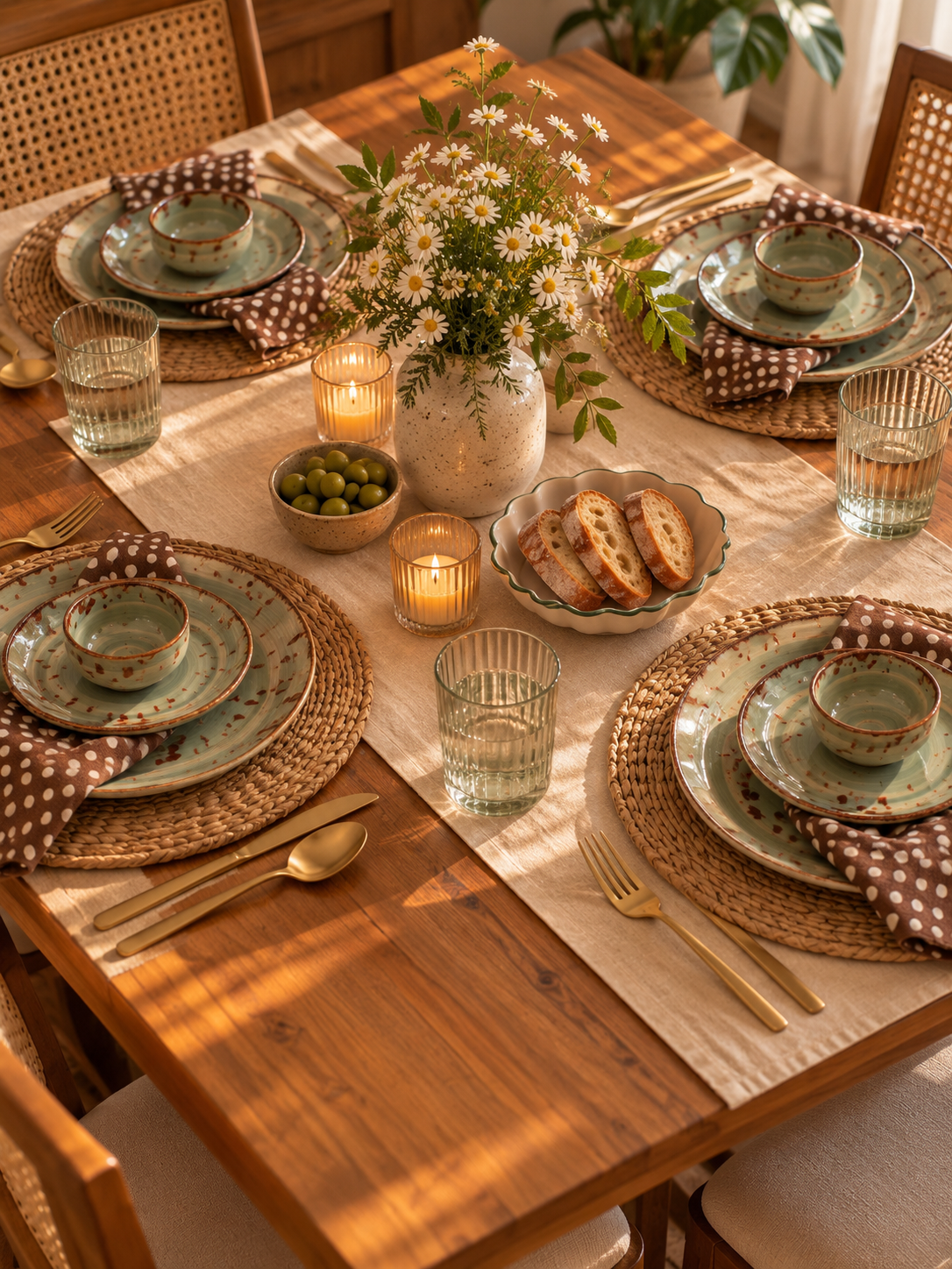 The Polka Dots Table Napkins- Set of 6