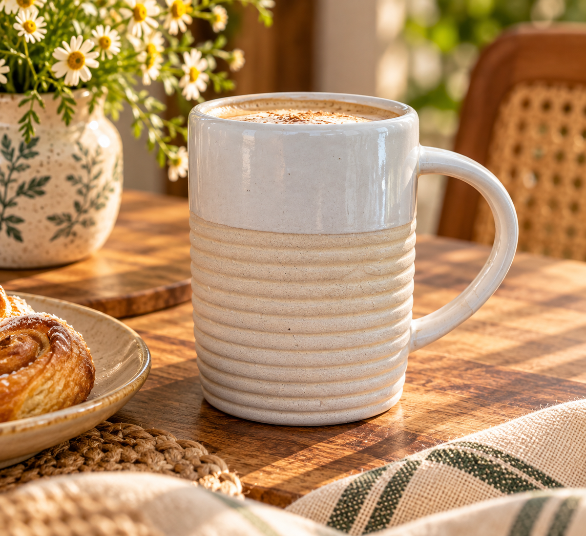 The Dune Ribbed Coffee Mug