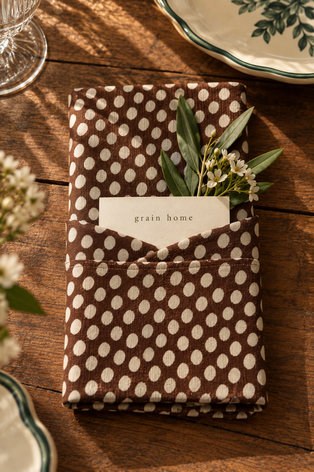 The Polka Dots Table Napkins- Set of 6