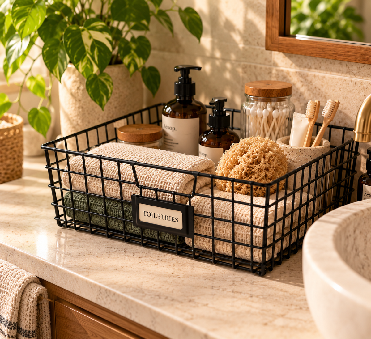 The Black Label Wire Storage - Utility Basket