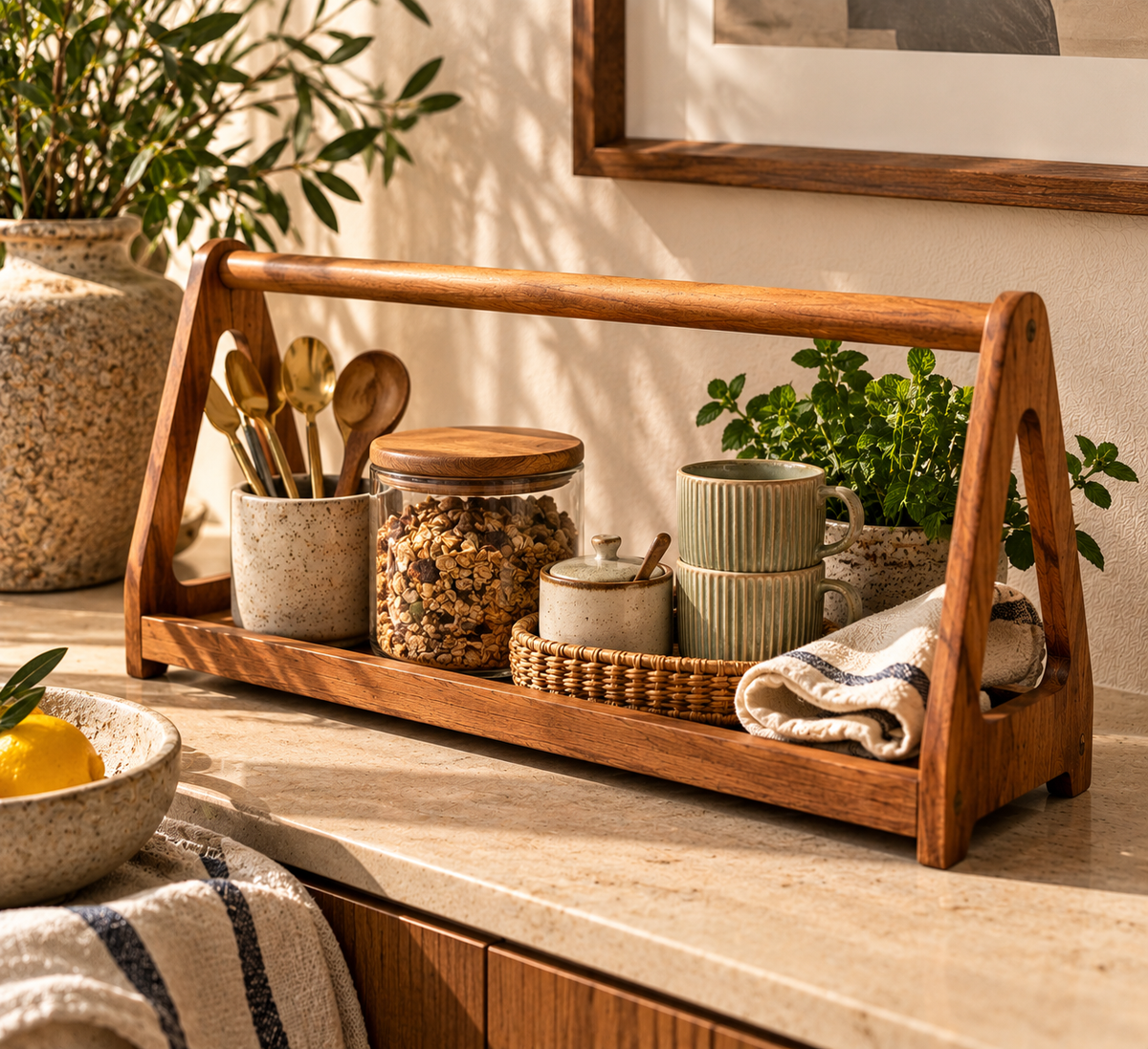 The Gather Wooden Caddy