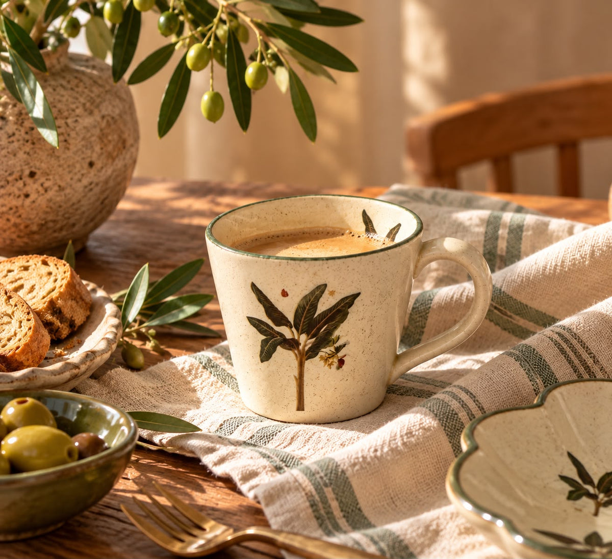 The Olive Grove Tea Cup