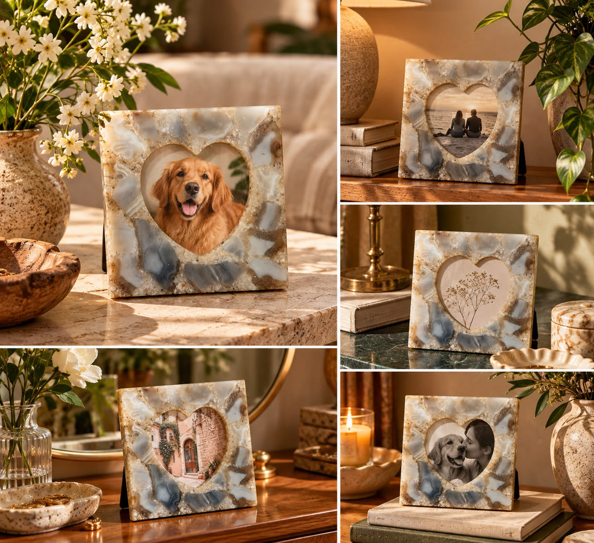Heart Design Tabletop photo Frame
