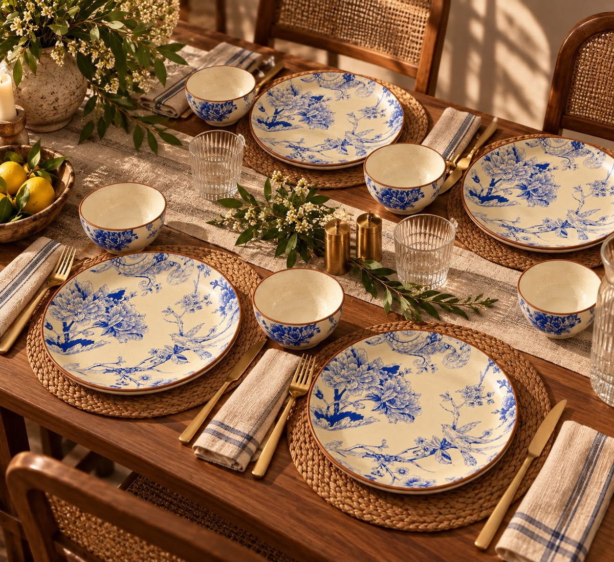 The Blue WIllow Dinner Set