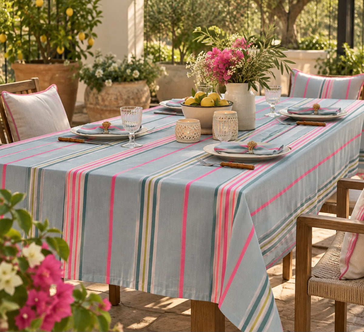 Striped Tablecloth