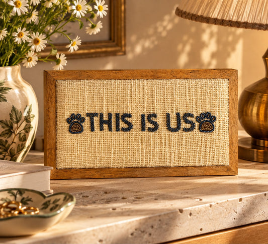 The This Is Us Wooden Decor Frame