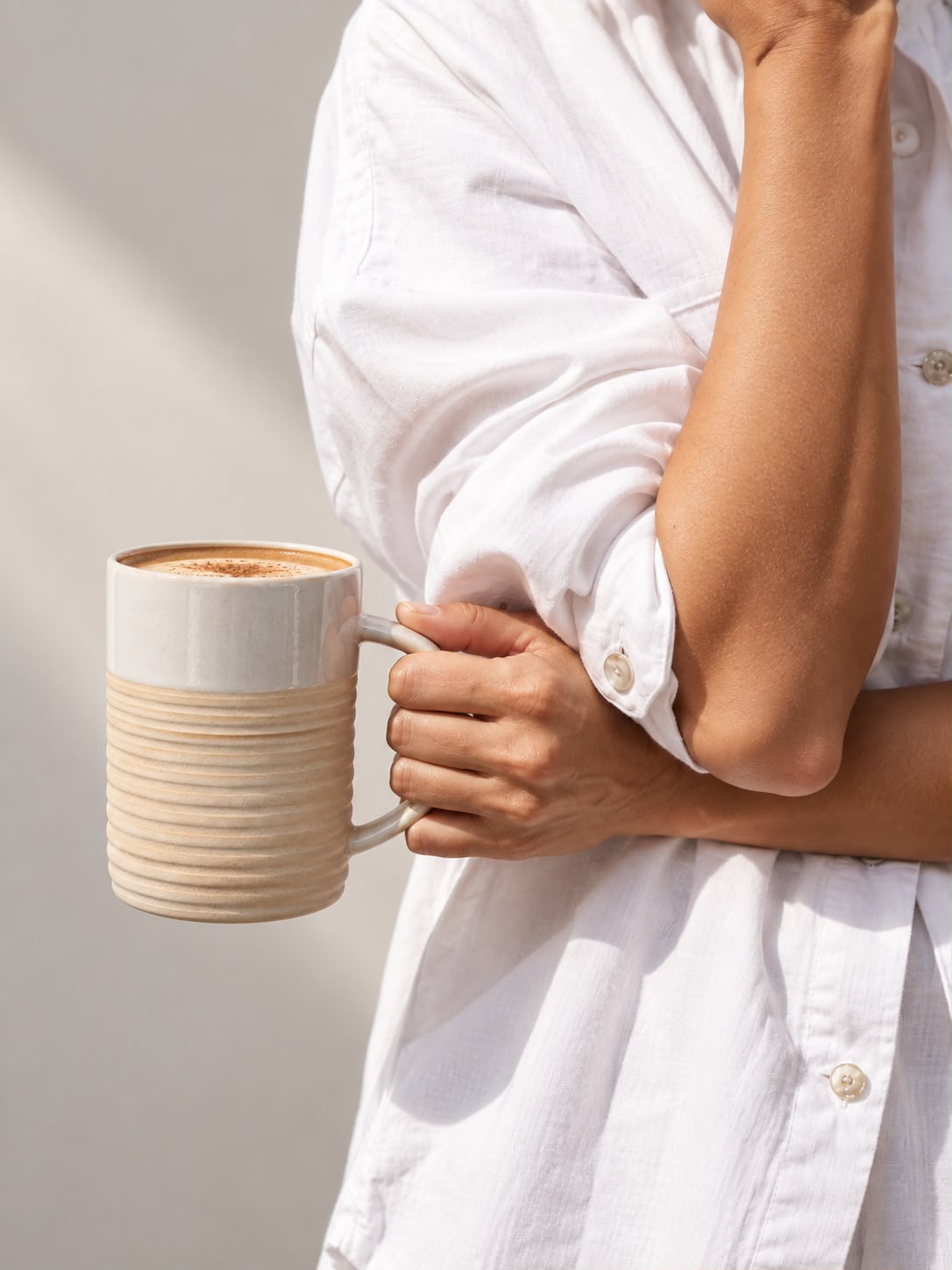 The Dune Ribbed Coffee Mug