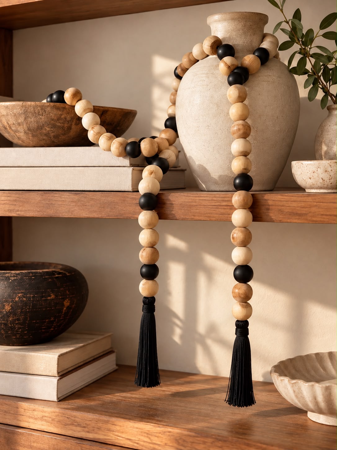 Beaded Garland With Tassels
