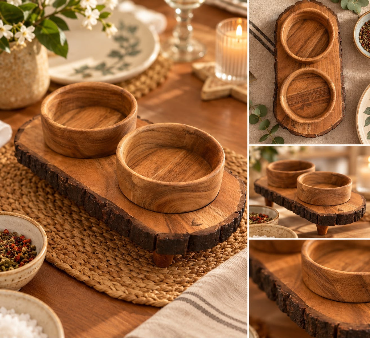 The Wooden Serving Set