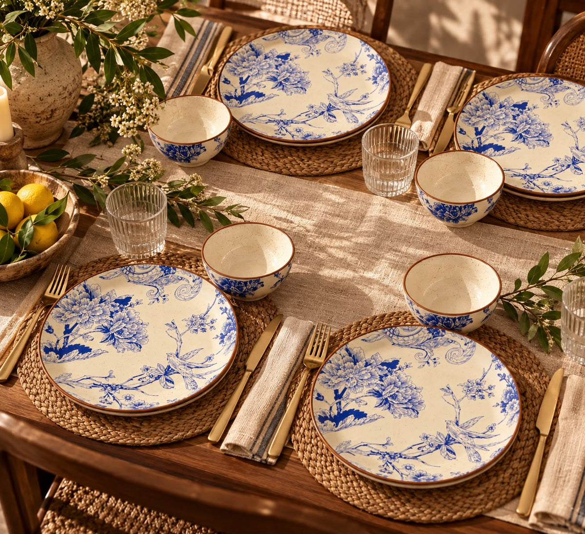 The Blue WIllow Dinner Set