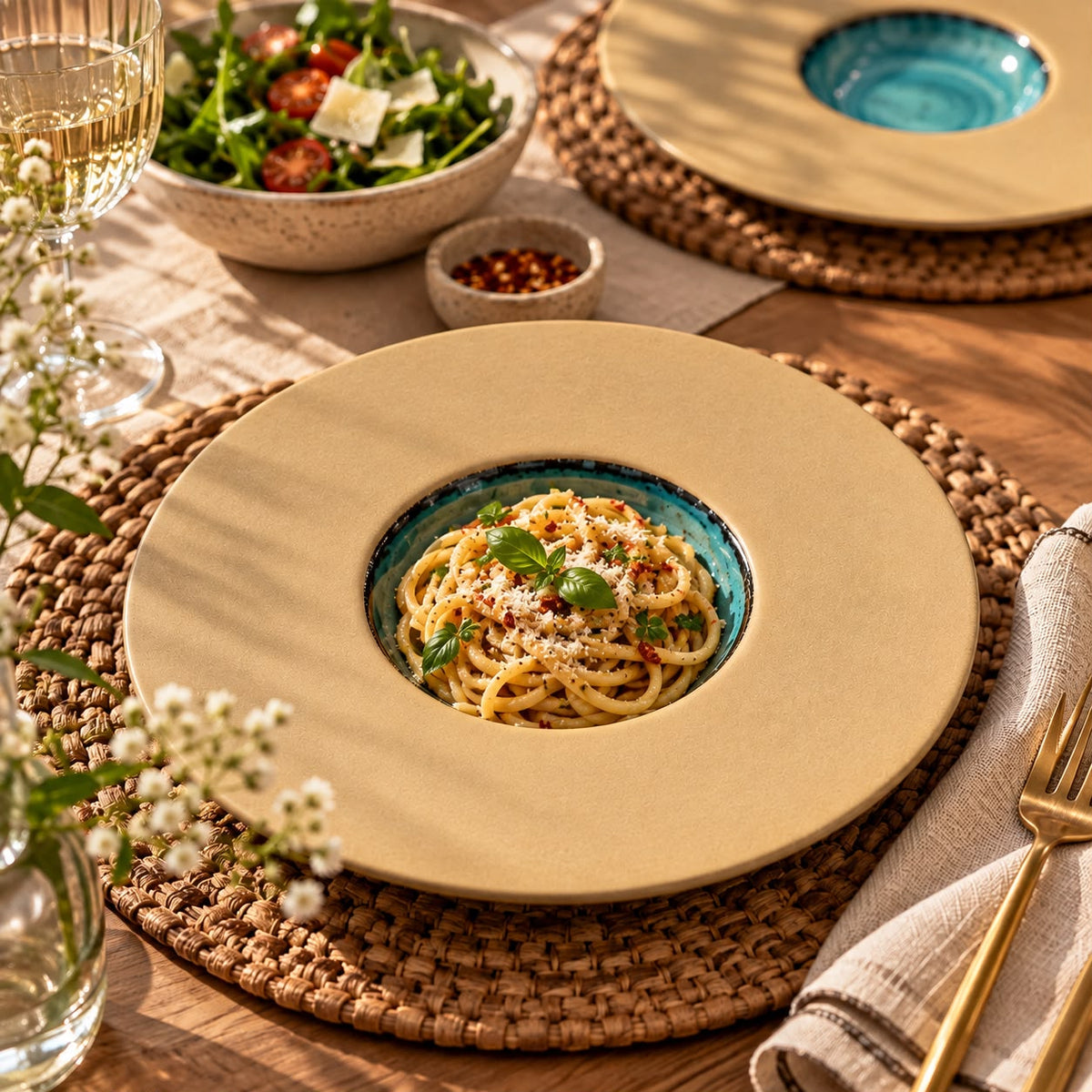 The Azure Pasta Plate
