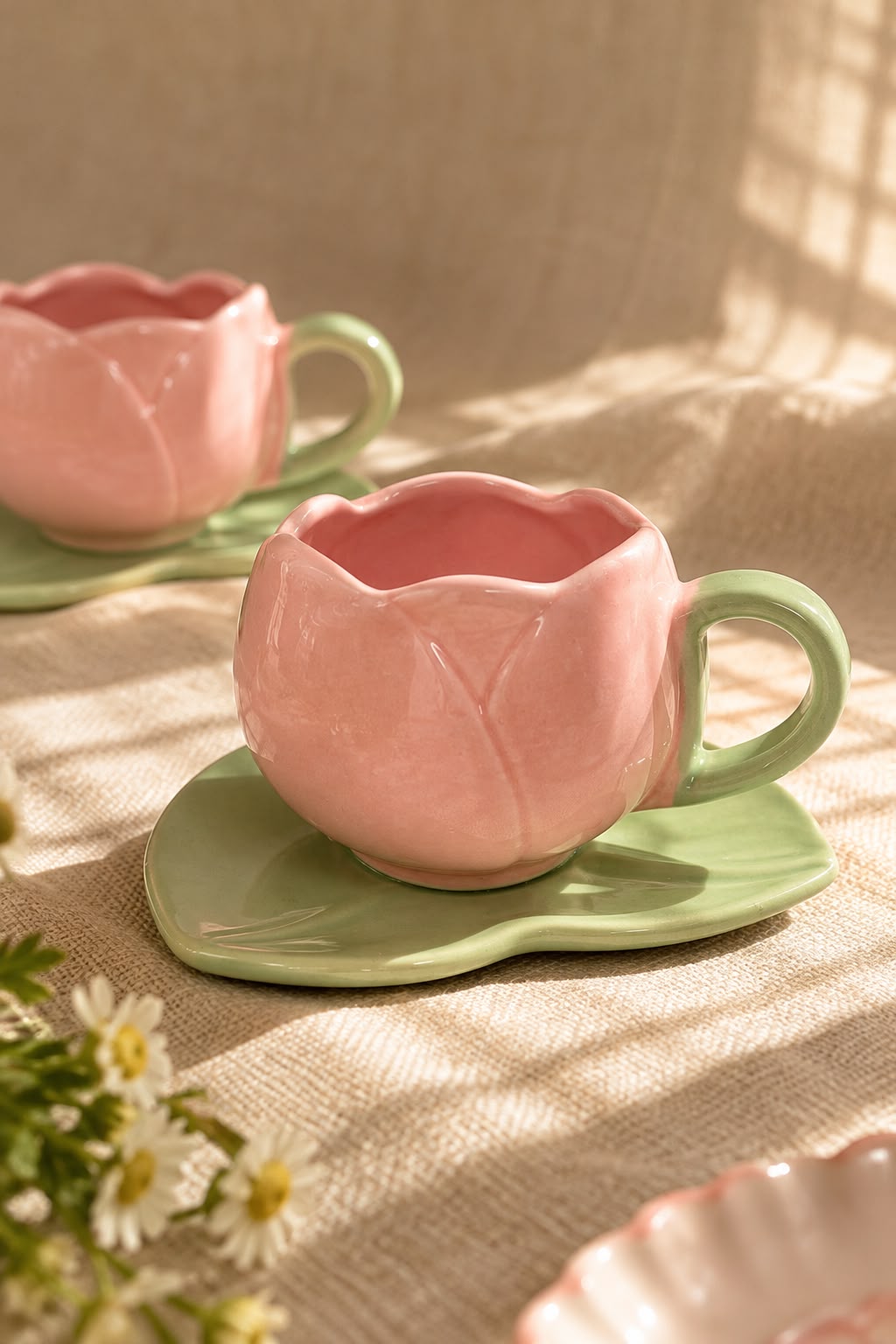 Tulip Bloom Tea Cup & Saucer