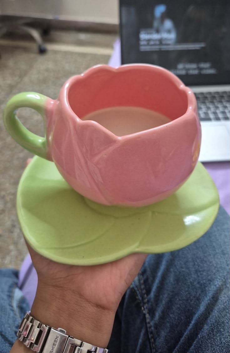 Tulip Bloom Tea Cup & Saucer